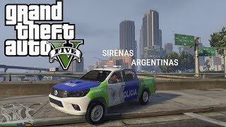 DESCARGAR E INSTALAR SIRENAS ARGENTINAS PARA GTA 5 [upl. by Dulcia]