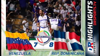 Resumen Venezuela vs República Dominicana  1 FEB 2022  Serie Del Caribe [upl. by Buckels]