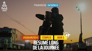 Le résumé de lÉtape 6 présenté par Aramco  Dakar2024 [upl. by Annovoj]