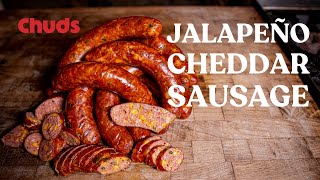 Jalapeño Cheese Sausage  Chuds BBQ [upl. by Parette]