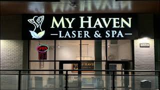 My Haven Laser amp Spa  SW Calgary Massage Microneedling Facials Vichy Shower [upl. by Marston896]