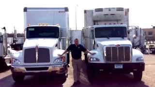 Kenworth T370 Comparison vs Peterbilt 337 [upl. by Odnanref]