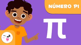 El número pi  π  Matemáticas para niños  ¿Qué es el número pi [upl. by Fokos]