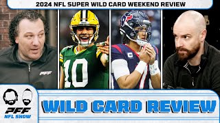 2024 NFL Super Wild Card Weekend Review  PFF NFL Show [upl. by Lisabet939]