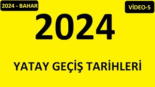 2024 YATAY GEÇİŞ TARİHLERİ 2024 BAHAR DÖNEMİ GEÇİŞ TARİHLERİ YATAY GEÇİŞ VİDEO 5 [upl. by Tersina938]