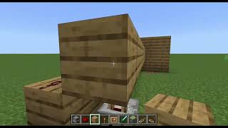 How to make a Secret Bookshelf door in Minecraft [upl. by Anelet]