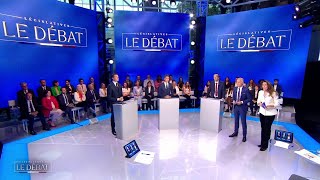 Suivez le débat entre Gabriel Attal Jordan Bardella et Manuel Bompard [upl. by Inkster]