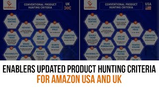 Enablers Updated Product Hunting Criteria for Amazon USA and UK Marketplace 2021 [upl. by Festus]