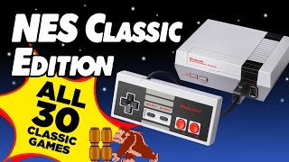 All 30 Games in the NES Classic Edition [upl. by Hartzell]