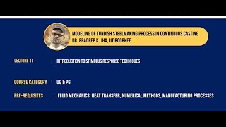 INTRODUCTION TO STIMULUS RESPONSE TECHNIQUES swayamprabha CH35SP [upl. by Anialram]