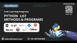 28 Python tutorial For Beginners  List  Programs  Slicing  Comprehension [upl. by Hudgens727]