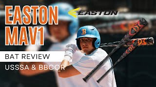 Easton MAV 1 Baseball Bat Review 2024 USSSA amp BBCOR [upl. by Raf649]