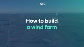 How to build a wind farm [upl. by Elrahc]