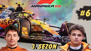 F1 Manager 23  3 Sezon Imola ve Monako GP  McLaren 6 [upl. by Linea600]