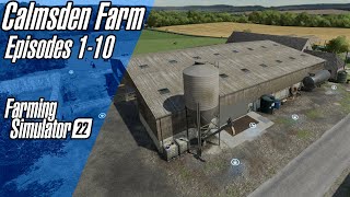 Harvesting GRASS SILAGE in UK🇬🇧  Calmsden Farm  Farming Simulator 22 Multiplayer  Episode 15 [upl. by Atir]