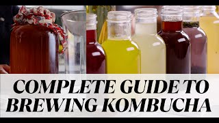 Ultimate Updated Guide to Homemade Kombucha 1st and 2nd Fermentation [upl. by Kcirrej320]