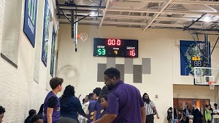 Ida B Wells Boys Basketball vs Capitol Hill Montessori MS 12524 [upl. by Merow]