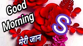 Good Morning Video 🌹Morning Status Shayari  Status Whatsapp Love Shayari Good MORNING [upl. by Nuavahs]