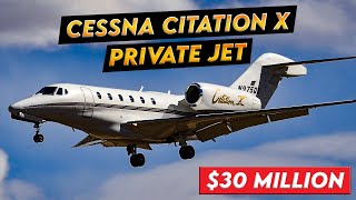 Explore the 30 Million Cessna Citation X Jet Luxury at Mach Speed [upl. by Attenaj]