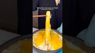 Making Mac and cheese so you don’t have to… shorts viral mukbang [upl. by Sabba859]