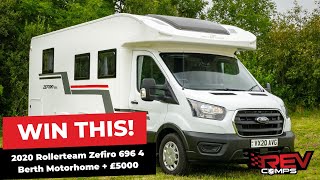 WIN THIS 2020 Rollerteam Zefiro 696 4 Berth Motorhome  £5000 [upl. by Bonilla720]