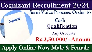 COGNIZANT RECRUITMENT 2024  LATEST INFORMATION FOR VACANCY SALARY POST APPLY NOW [upl. by Menedez686]