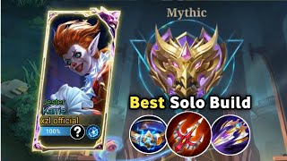 KARRIE BEST BUILD 2024 IN SOLO MYTHIC RANK  MLBB [upl. by Anigriv855]