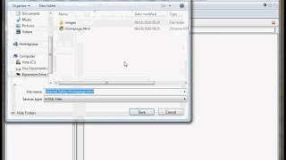 Kompozer for beginners 1 Saving [upl. by Meyeroff]