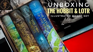 UNBOXING The Hobbit and Lord of the Rings Boxed Set Illustrated Edition Alan Lee [upl. by Aurea]