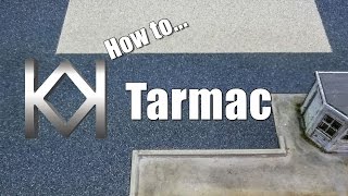 How to Model Tarmac using RustOleum Textured Paint [upl. by Lyrahc]