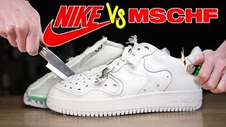 Nike Air Force 1 vs MSCHF Super Normal [upl. by Fang204]