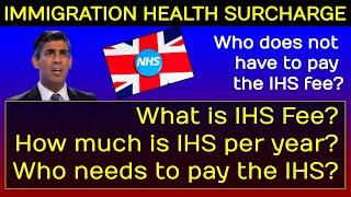 What is Immigration Health Surcharge  What is IHS Fee [upl. by Had651]