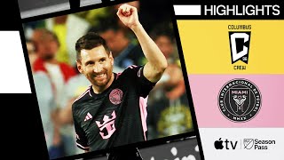 Columbus Crew vs Inter Miami CF  2024 Supporters Shield Clinched  Full Match Highlights [upl. by Compton]