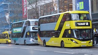 Buses Trains amp Trams in Nottingham  January 2024 [upl. by Llerihs]