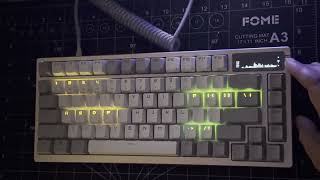 Cherry MX Key Switches  ASUS ROG AZOTH asmr thockykeyboard [upl. by Seed]