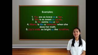 EN7VIIc1012 Identify figures of speech that show comparison simile metaphor personification [upl. by Azmuh]