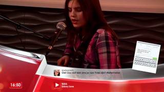 Tara 10 zingt Skinny Love Live bij Qmusic [upl. by Tyra]