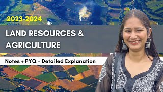 Land Resources and Agriculture  Class 12 Geography  One Shot Video class12geography [upl. by Calla]