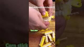 Crispy Corn Stickchatpata snacks recipes❤️ youtube food explore shorts [upl. by Leahpar]