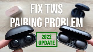 How To FIX TWS Pairing Problems  Updated 2022 Factory Reset Guide [upl. by Gun]