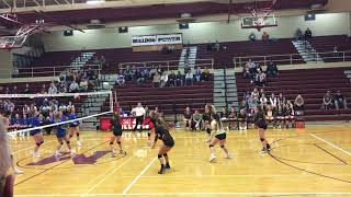 Snippet of Milbank High School volleyball [upl. by Ahcsropal668]