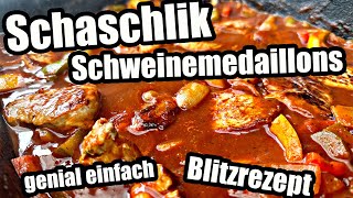 Schaschlik Filet  Schweinemedaillon Topf  The BBQ BEAR [upl. by Chas]