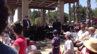 Riverside Concert Band plays Army theme song [upl. by Atikihs]