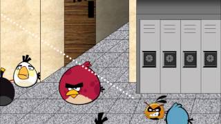 Custom Angry Birds Animation Back to School [upl. by Hamrnand]