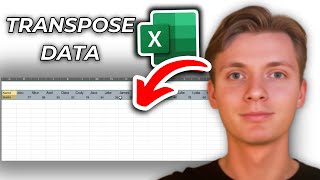 How To Transpose Data In Excel [upl. by Kuebbing]