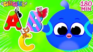 Lets Learn ALPHABET Together ABC What Comes After A Letter Learning song for Kids by Giligilis [upl. by Bonne]