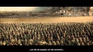 O Senhor dos Anéis  Batalha de Pelennor  Discurso de Théoden [upl. by Nahsez]