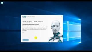 Установка и активация ESET NOD32 [upl. by Nainatrad]