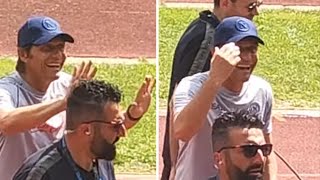 Conte capopopolo chiama lui i tifosi per fare gli autografi a tutti 🙌💙 [upl. by Noiztneb]