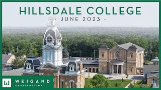 Hillsdale College  Construction Update June 2023 [upl. by Harrington]